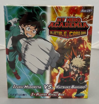 My Hero Academia TCG 2 Player Rival Box Sealed Izuku Midoriya Vs Katsuki Bakugo