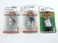 Reaper Miniatures Lot of 3 Legends Chronoscope Metal Miniature 03336 50059 50198