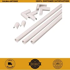 Wiremold Cordmate Cord Cover 9 Ft. Kit, Cord Hider for Home or Office, Holds 1 C