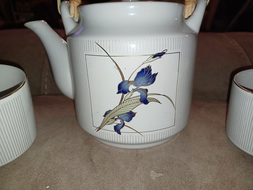 Juego de tetera y tazas Otagiri Grand Iris - Imagen 4 de 8