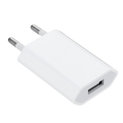 2-poliger europäischer USB-Netzadapter EU-Stecker Wandladegerät Reiseadapter