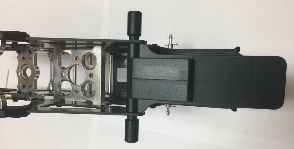 Align/T-Rex Helicopters 550X Complete Carbon Main Frame / Upgrade Parts - Image 4 of 4