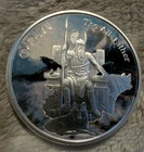 Norse God Odin The All Father - Valkyrie Series, Colorized 1 oz .999 Fine Silver