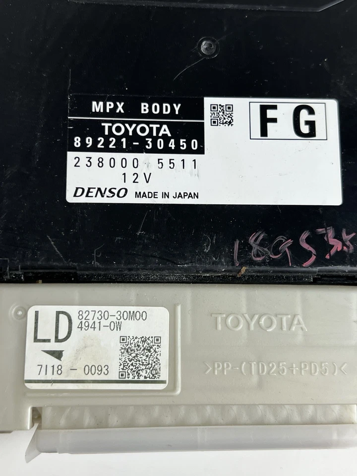Módulo de control Lexus GS350 F 2018 miliplex 89221-30450 OEM Foto 2 de 4