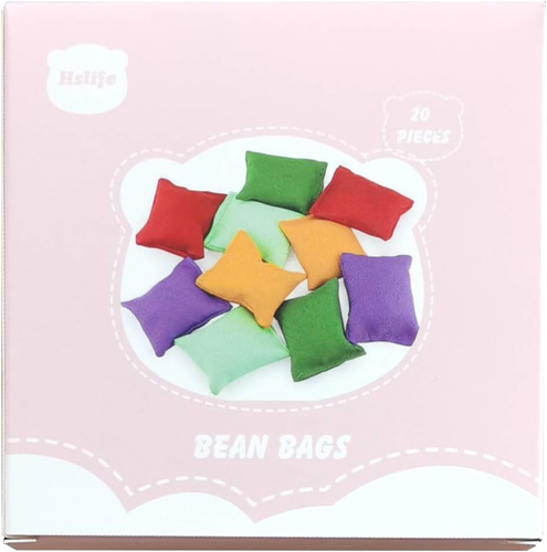 Small Colorful Nylon Bean Bags for Hand Toss Games - Durable Kids & Outdoor Corn - Picture 7 of 12