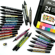 Winsor & Newton  -  Mixed Marker - Wallet 24 Set Promarker
