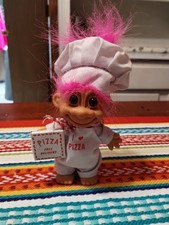 Vintage Russ Troll Doll Troll 4 I Love Pizza ...