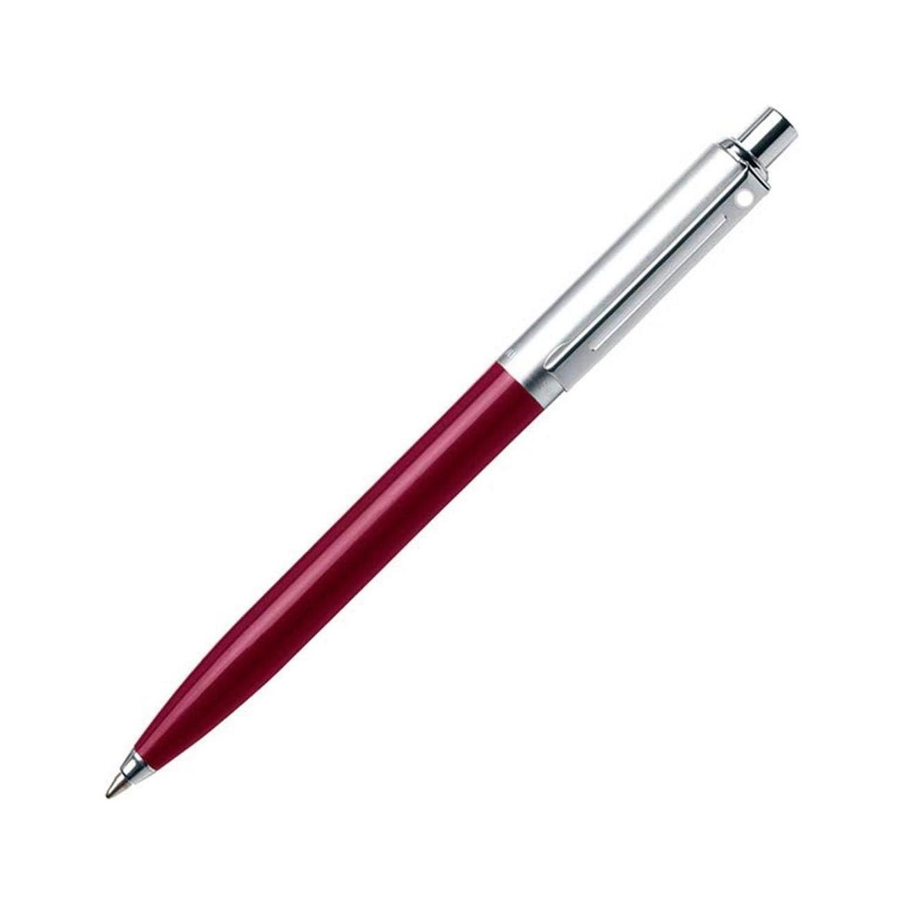 Sheaffer Ballpoint Pen Calligraphy Writing Luxury Ink Refillable Burgundy Chrome