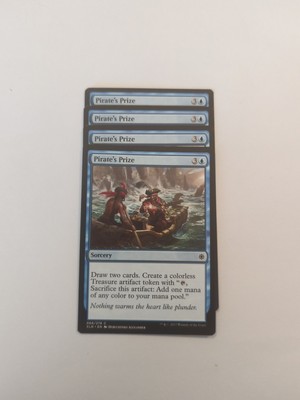 (4) Pirate's Prize *PLAYSET* Ixalan Regular NM MTG
