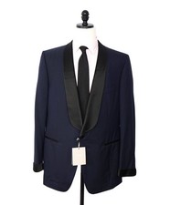  6,950 TOM FORD - O'Connor Navy Wool Shawl Lapel Tuxedo - 48R