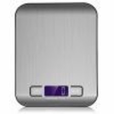 Digital Kitchen Food Scale, Stainless Steel Diet Weight Balance, LCD Display