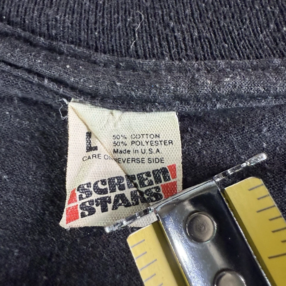 VINTAGE 1987 NYC THE PALLADIUM WORLD FAMOUS NIGHTCLUB T-SHIRT STUDIO 54 LARGE - Image 4 of 4