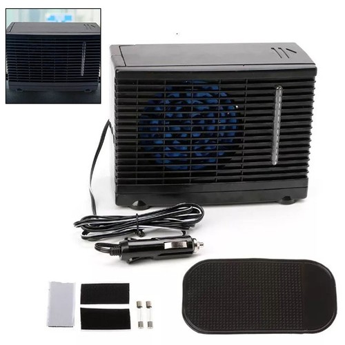 Tragbarer Auto Kühler Ventilator Klimaanlage Einstellbar Wasser Eis Verdunstung - Bild 4 von 12