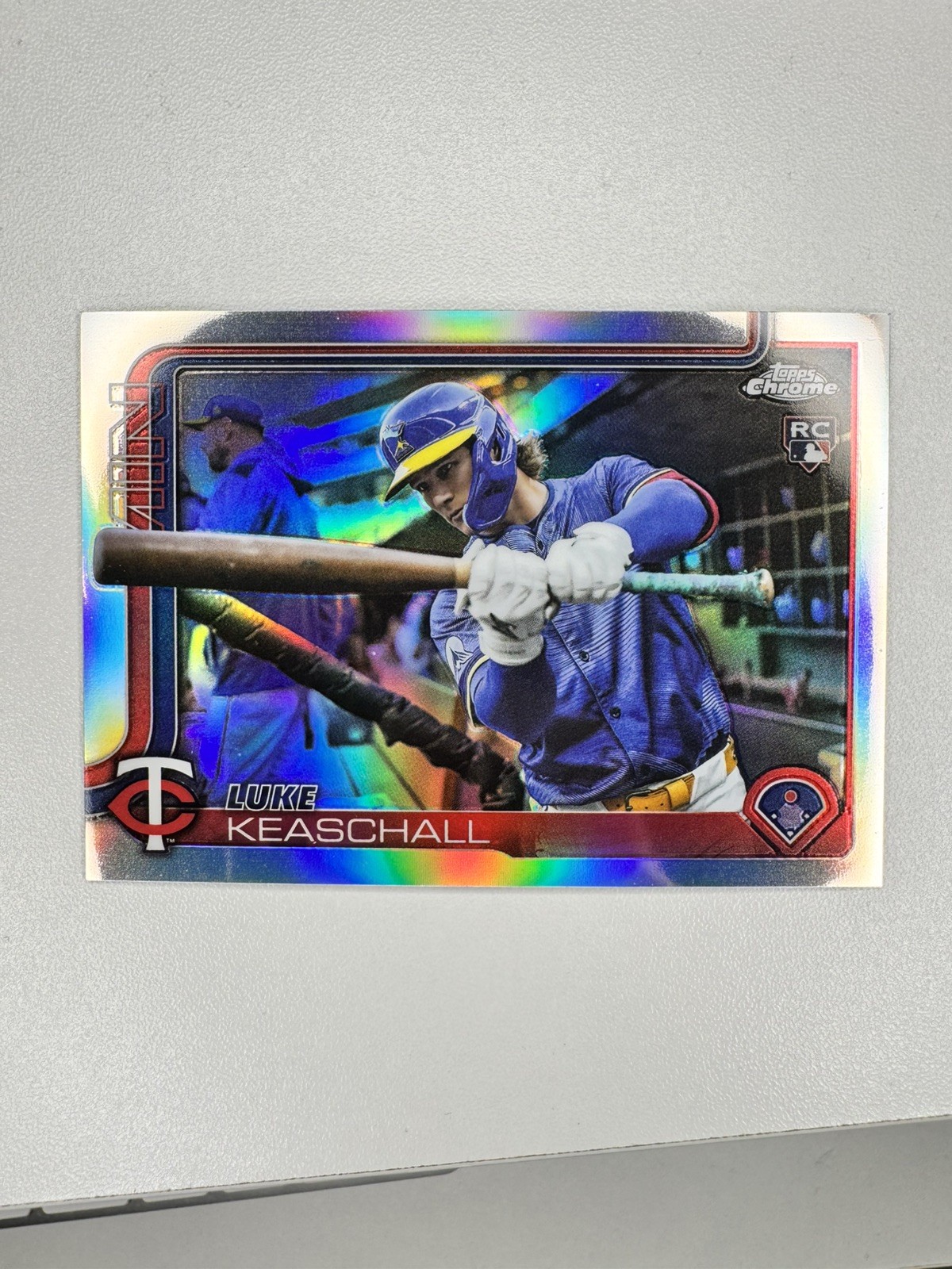 2025 Topps Chrome Update Image Variation SP Luke Keaschall #USC106 Rookie RC