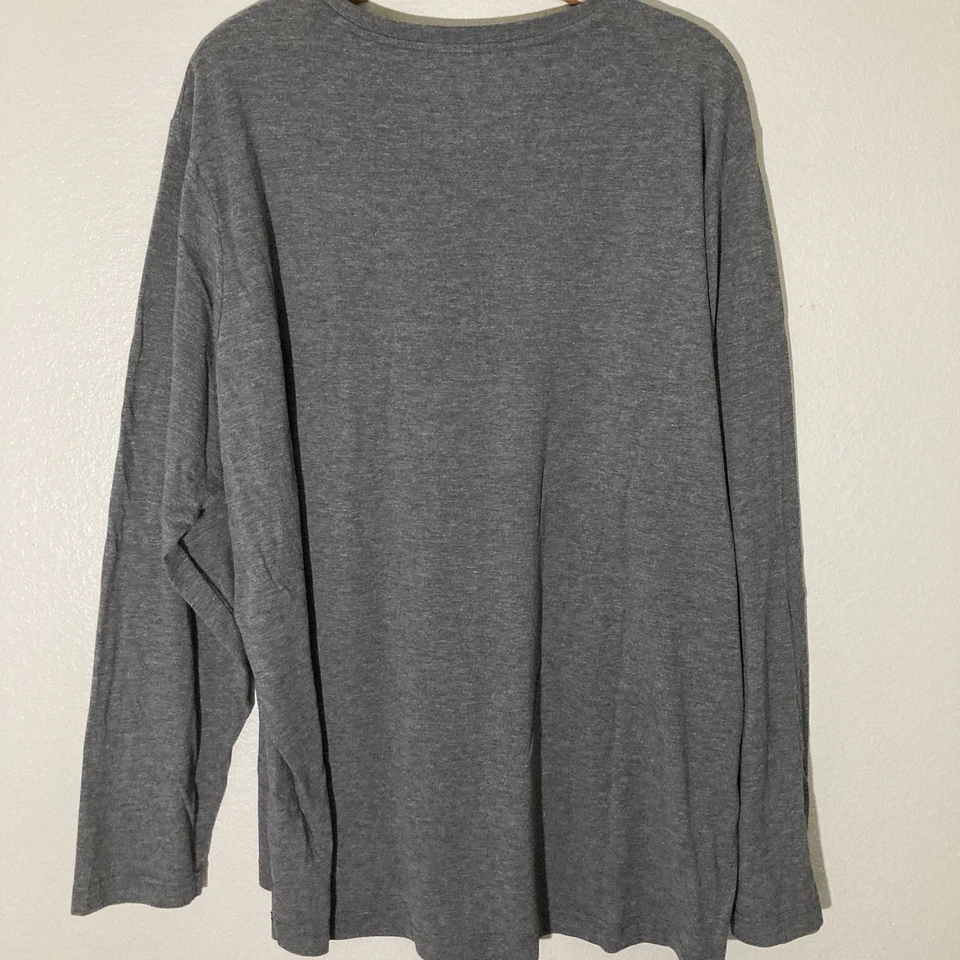 2 camisas pulóveres 3XL de manga larga cuello redondo absorbentes Athletic Works para hombre Foto 3 de 4