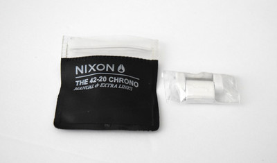 Nixon The 42-20 Chrono White SS 21mm Extra Watch Link