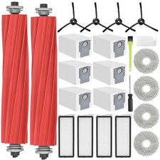 23PCS Replacement Accessories Kit Compatible with Roborock Qrevo S/Qrevo Pro/...