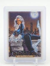 BLACK CAT 2024 SKYBOX MARVEL MASTERPIECES '92 PLATINUM WOOD #5 Q5859
