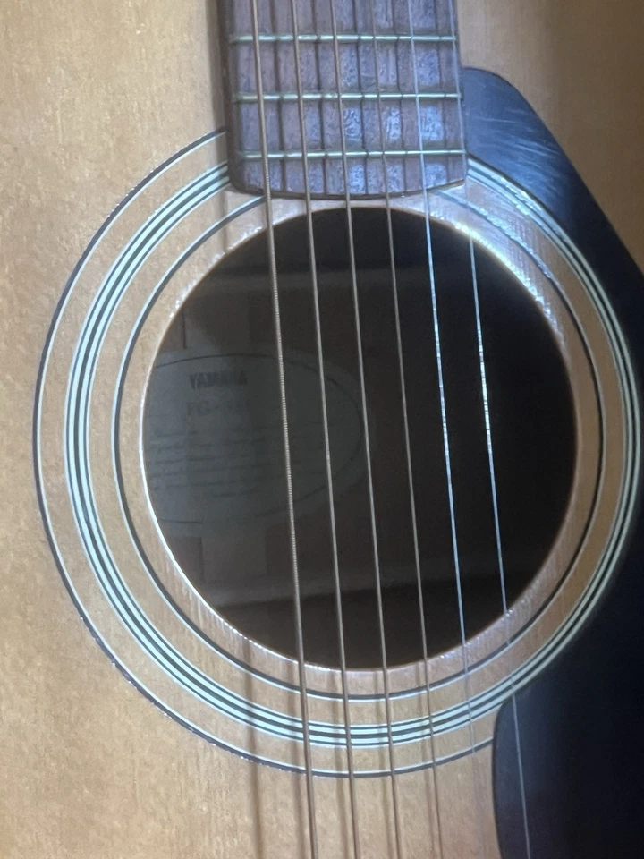 Yamaha FG-335 Dreadnought Acoustic Guitar Late 70's Yamaha W/ Hard Case Nice - Image 4 of 4