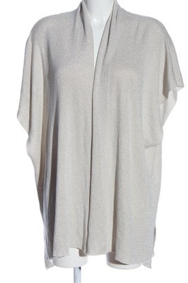 LANIDOR Strickweste Damen Weste Gr. DE 40 hellgrau Casual-Look