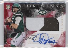 2020 Panini Origins Rookie Red 1/99 James Morgan #141 Jumbo Patch Auto 05lh