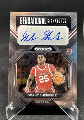 2023 Panini Prizm Draft Picks Grant Sheffield Rookie Sensational Signatures Auto