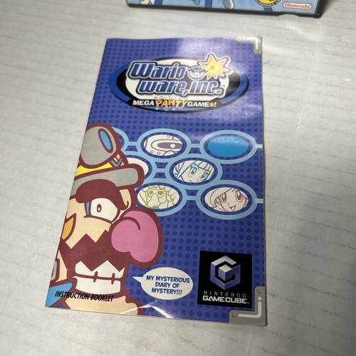 Wario Ware Mega Party Games (GameCube, 2004) CIB Nintendo Video Game Complete - Picture 3 of 7