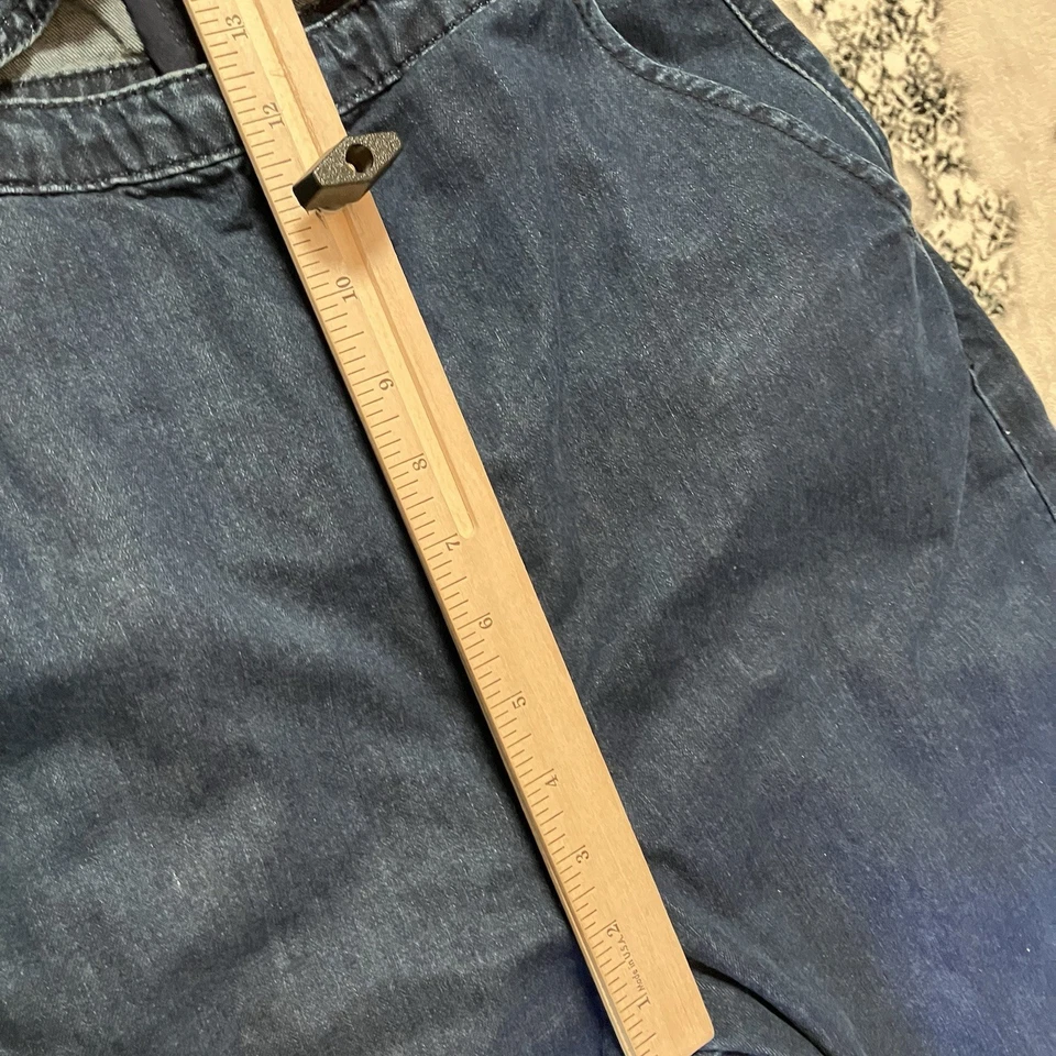 Macacão jeans feminino Topshop Moto tamanho 4 perna larga recortado sem mangas - Imagem 3 de 4