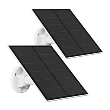 Solar Panel for Security Camera, 5W USB Solar Panel Compatible with Rechargea...