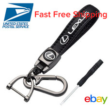 Genuine Leather Car Keys Carabiner Keychain For Lexus Enthusiasts-anti-lost Clip Genuine Leather Car Keys Carabiner Keychain For Lexus Enthusiasts-anti-lost Clip