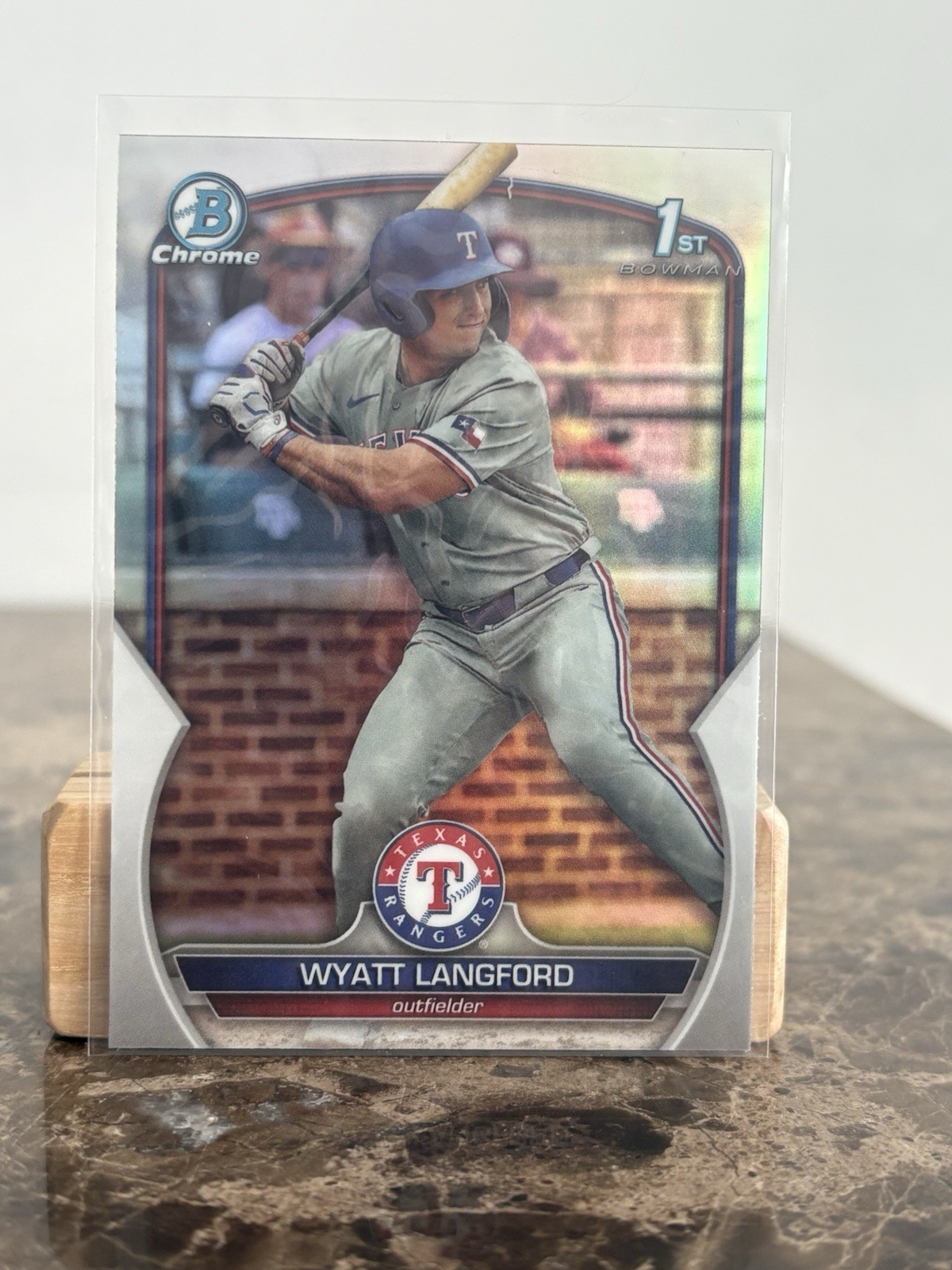 2023 Bowman Draft - Chrome Wyatt Langford #BDC-106 Refractor (RC)