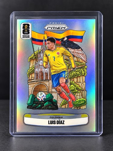 Luis Diaz #9 2026 Panini Prizm FIFA National Landmarks card