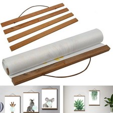 21/30/40/50CM Magnetic Wood Photo Picture Frame Poster Print Art Wooden Hanger