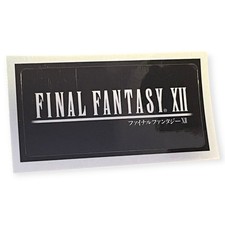 Sony PlayStation 2 PS2 Final Fantasy XII 12 2006 Official Memory Card Sticker