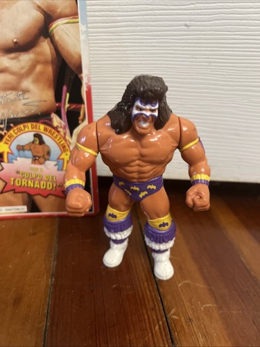 Hasbro WWF Ultimate Warrior Series 3 Purple Action...