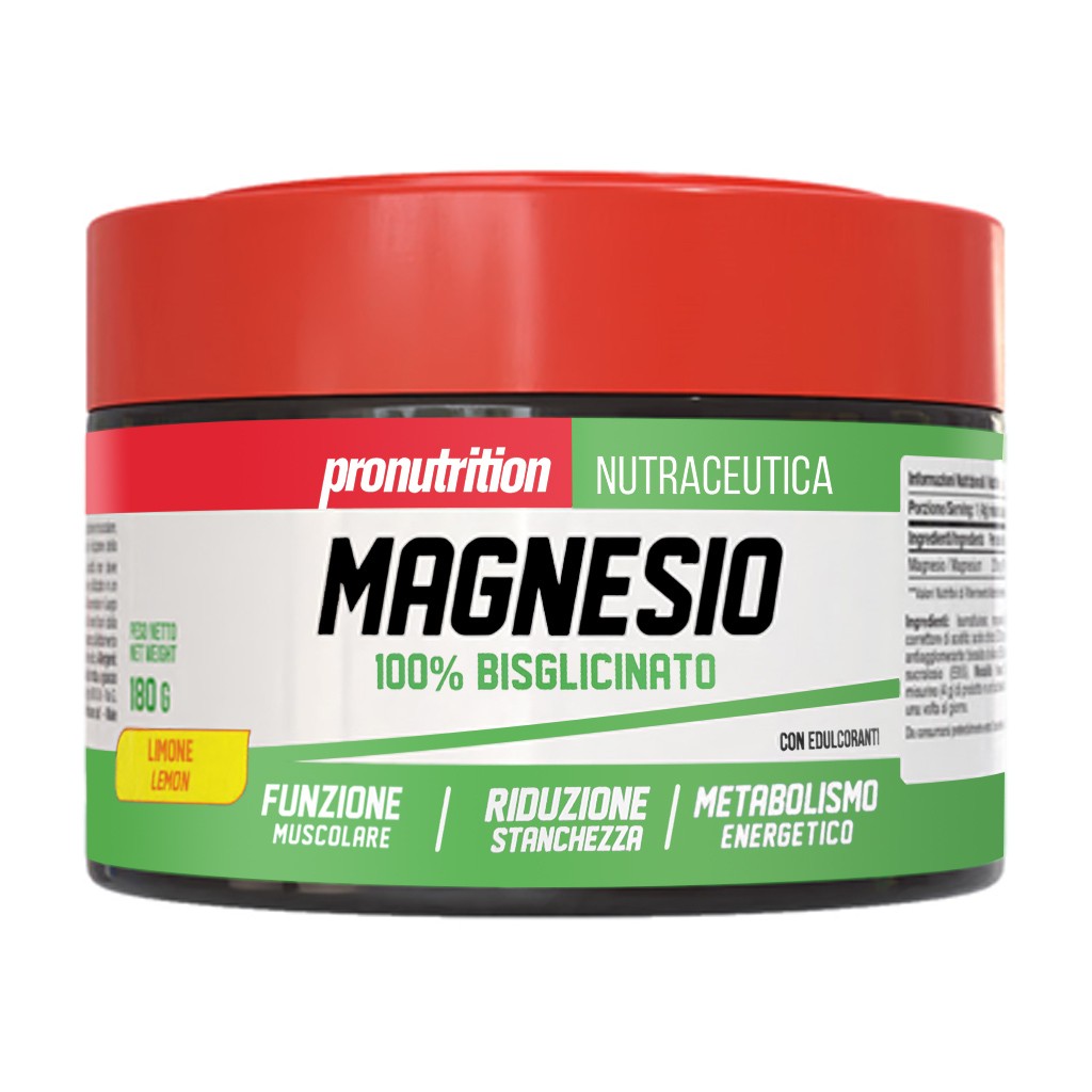 PRO NUTRITION MAGNESIO 100% BISGLICINATO 180 GR Limone