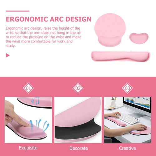 Mouse Pad Wrist Rest Set Large with Rests for Keyboard and Support - 第 5/10 張圖片