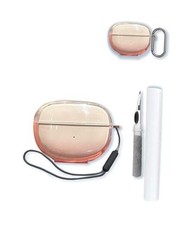 Case for Bose Ultra Open Earbuds,BOVUGAC High Transparency Soft TPU Pink