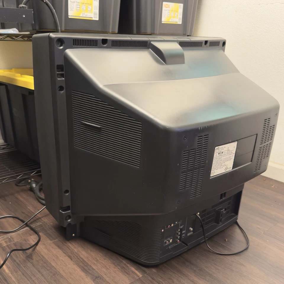 "TV CRT JVC AV-32320 32"" con componente remoto original/S-Video" Foto 4 de 4