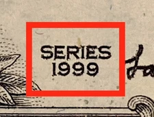 🌟 Vintage Star Note Series 1999 Fancy Serial Number One Dollar Bill RARE DC FRN