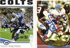 Lot of signed Stanford Cardinal  football cards Legend