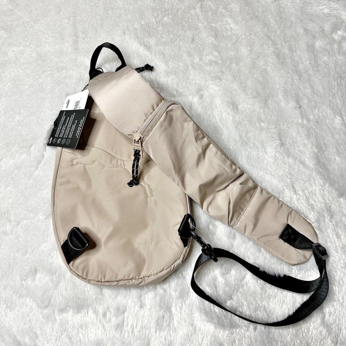 NWT PUMA Unisex Light Beige Myriad Sling Crossbody Bag OS | eBay