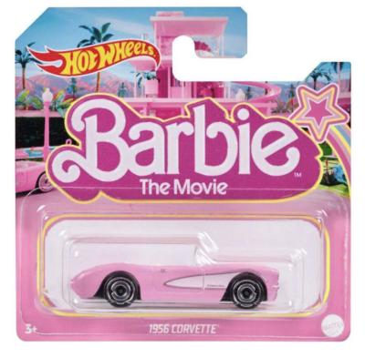 Barbie: The Movie Hot Wheels Corvette Die-Cast Metal Vehicle
