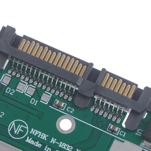 Half height MSATA Mini Pcie SSD To 2.5'' SATA3 6.0gps Adapter Converter Card - Photo 4/15