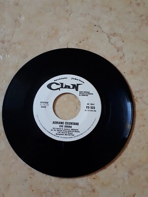 45 Giri vinile disco  7'' J.B. ADRIANO CELENTANO Vetrina / Che donna 