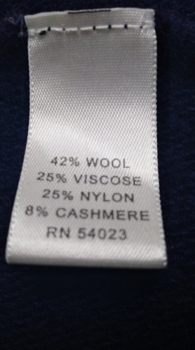 Banana Republic Luxury Cashmere Blend Women’s Navy Sweater, Size Large - Bild 8 von 8