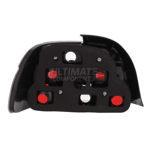 BMW 5 Series E39 Saloon 1996-2000 Crystal Clear Red Rear Tail Lights Back Lamps - Picture 9 of 9
