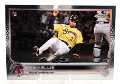 Drew Ellis - 2022 Topps Chrome RC #77 - D-Backs