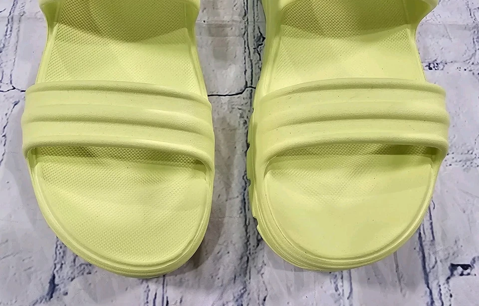 Sandalias Hunter MUJER TALLA 11 Bloom Algas Espuma Neón Amarillo Correa con Tirantes Foto 3 de 4