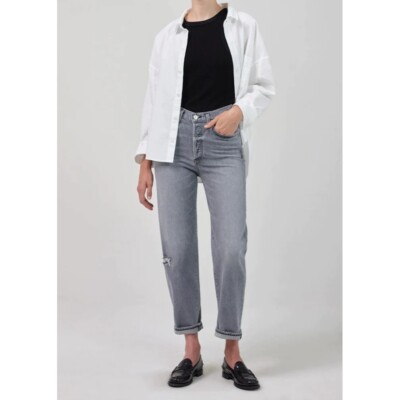 Citizens of Humanity Dylan Rolled Crop Jeans in Sleepless Size 30